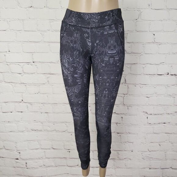 DANSKIN Black Gray tights leggings XS - Picture 1 of 7